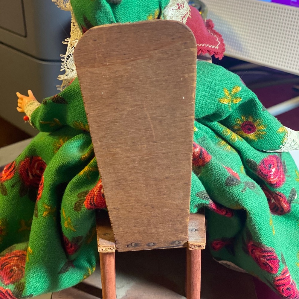 Belgium lace maker doll